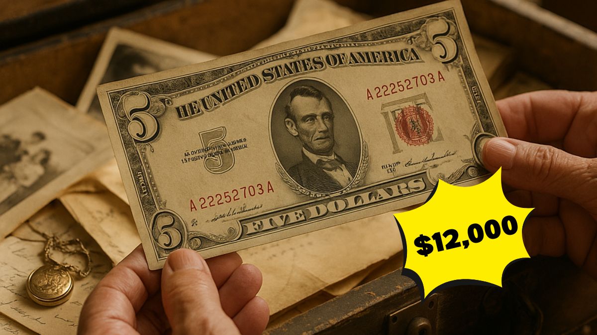 1963 $5 Red Seal Note Found in Family Trunk Sells for Over $12,000